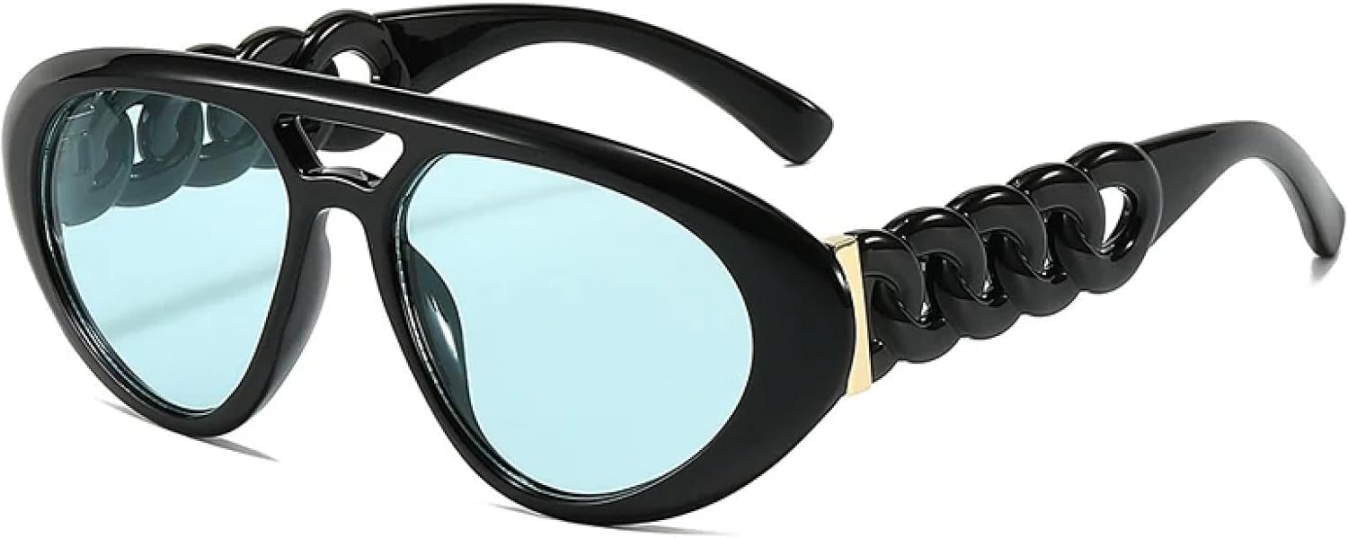 Солнцезащитные очки с двойной перемычкой большого размера для женщин, винтажные, желто-оранжевые линзы, модные для мужчин, с защитой от УФ-излучения UV400 VVTWSSW, Black-blue
Солнцезащитные очки с двойной перемычкой большого размера для женщин, винтажные, желто-оранжевые линзы, модные для мужчин, с защитой от УФ-излучения UV400 VVTWSSW, Black-blue