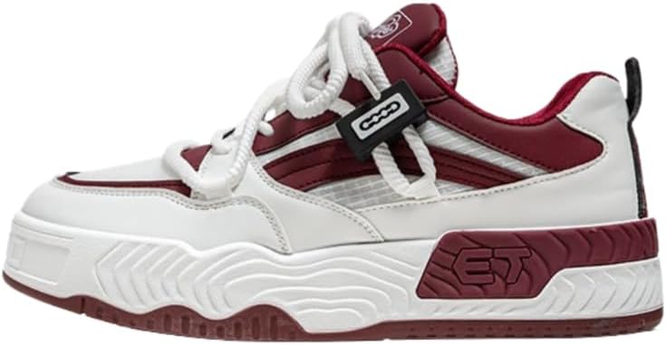 Мужские кроссовки с толстой подошвой для повседневного ношения и различных целей - противоскользящие и долговечные, стильные и удобные, подходят для активного отдыха, повседневного использования и занятий фитнесом Fmshi, белый/красный
Мужские кроссовки с толстой подошвой для повседневного ношения и различных целей - противоскользящие и долговечные, стильные и удобные, подходят для активного отдыха, повседневного использования и занятий фитнесом Fmshi, белый/красный