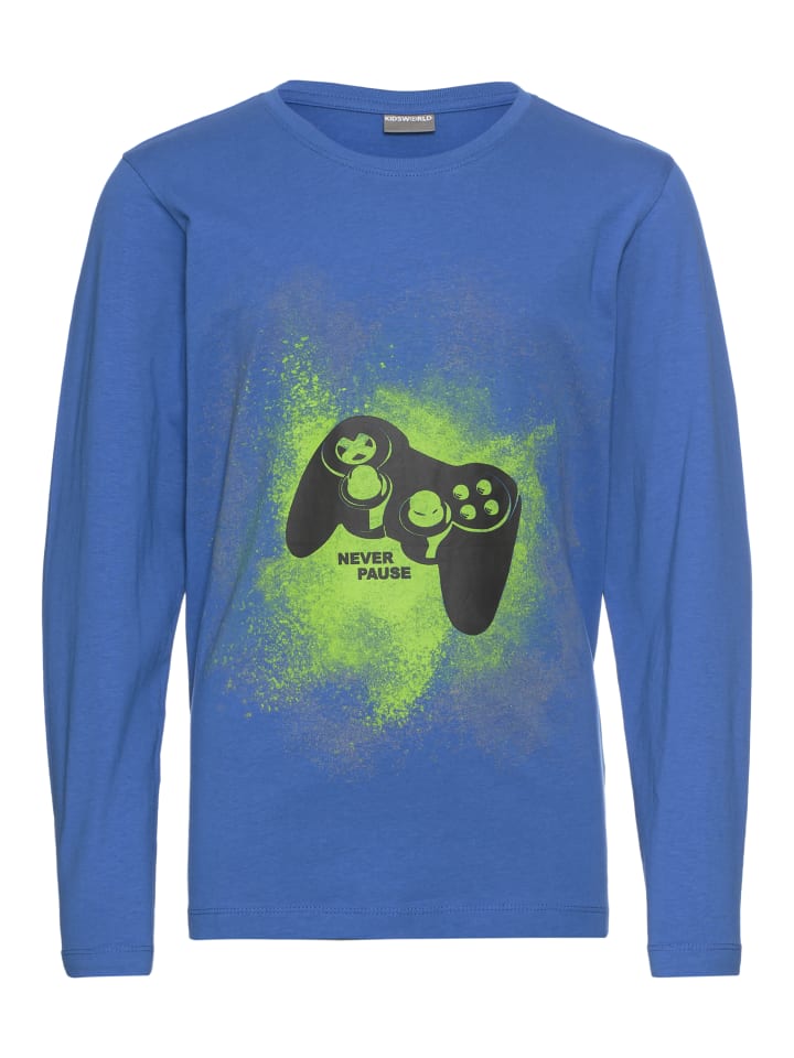 Рубашка с длинным рукавом Kidsworld, королевский синий
Рубашка с длинным рукавом Kidsworld, королевский синий