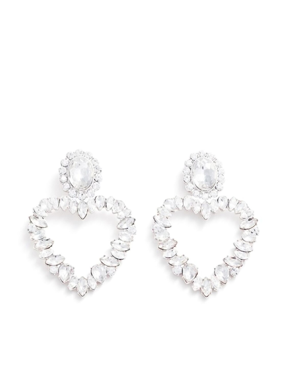 Серьги-капли из кристаллов Self-Portrait, серебряный
Серьги-капли из кристаллов Self-Portrait, серебряный