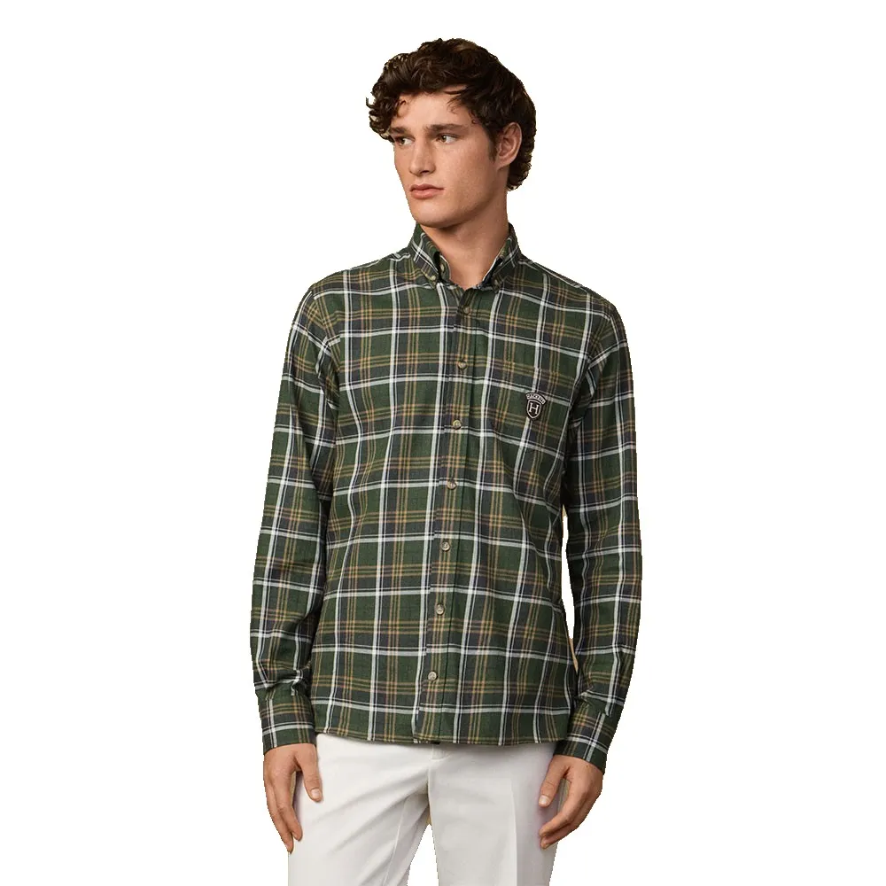 Рубашка с длинным рукавом Hackett Heritage Plaid, зеленый
Рубашка с длинным рукавом Hackett Heritage Plaid, зеленый