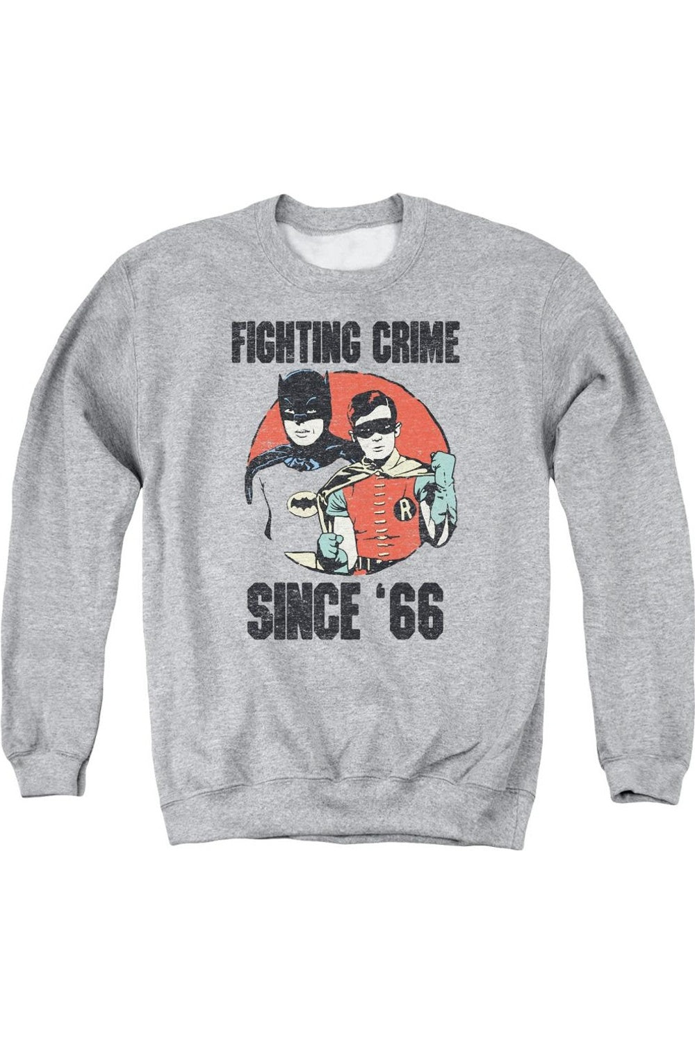 Толстовка Batman Classic Tv Since 66 для взрослых с круглым вырезом Gildan, цвет athletic heather
Толстовка Batman Classic Tv Since 66 для взрослых с круглым вырезом Gildan, цвет athletic heather