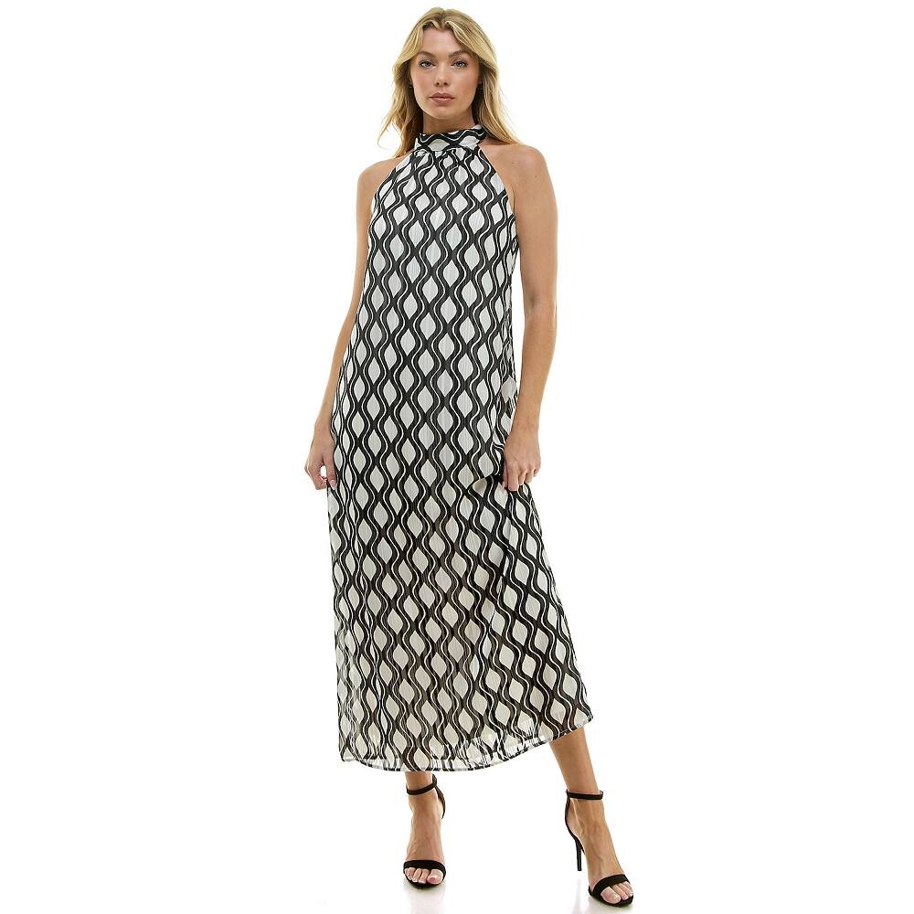 Женское платье макси с вырезом на спине и лямкой Luxology, цвет Ivory Black
Женское платье макси с вырезом на спине и лямкой Luxology, цвет Ivory Black