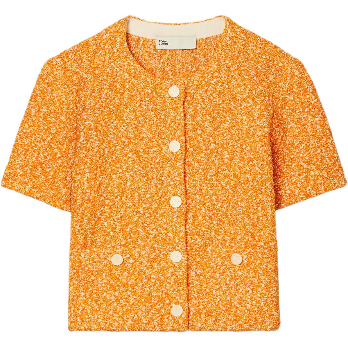 Женская рубашка ярко-морковного цвета с круглым вырезом, средней яркости, другие цвета Tory Burch, bright carrot
Женская рубашка ярко-морковного цвета с круглым вырезом, средней яркости, другие цвета Tory Burch, bright carrot