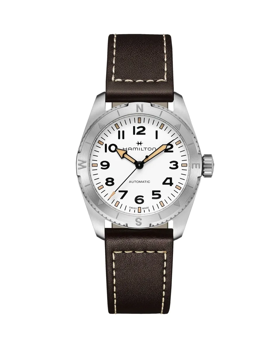 Мужские часы Khaki Field Expedition Automatic 37 мм H70225510 с кожаным ремешком Hamilton, коричневый
Мужские часы Khaki Field Expedition Automatic 37 мм H70225510 с кожаным ремешком Hamilton, коричневый