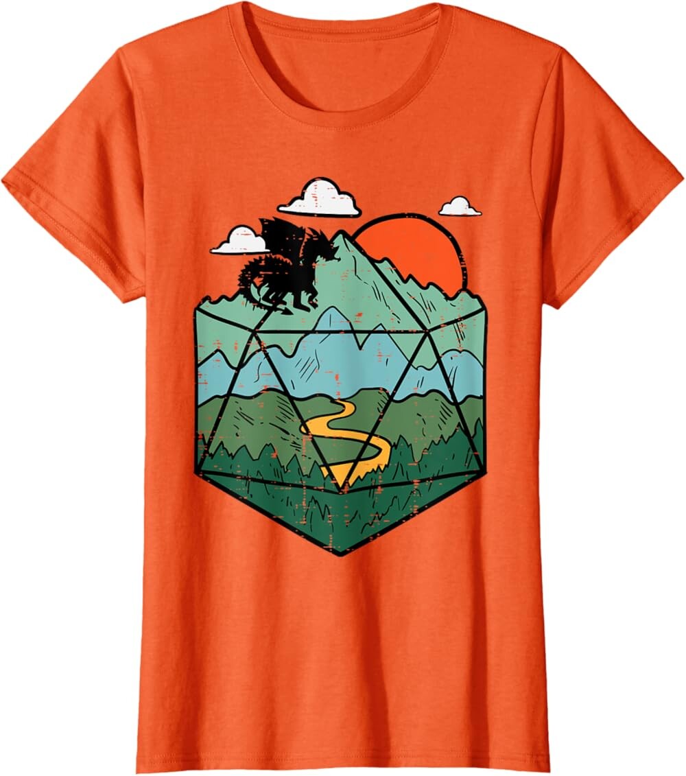 Женская футболка RPG Mountain Gamer, оранжевый
Женская футболка RPG Mountain Gamer, оранжевый