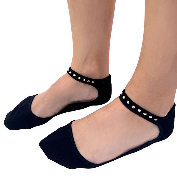 Носки-следки Hidey с австрийскими кристаллами - дышащие, можно стирать в машинке Hidey Style, Black With Gold
Носки-следки Hidey с австрийскими кристаллами - дышащие, можно стирать в машинке Hidey Style, Black With Gold