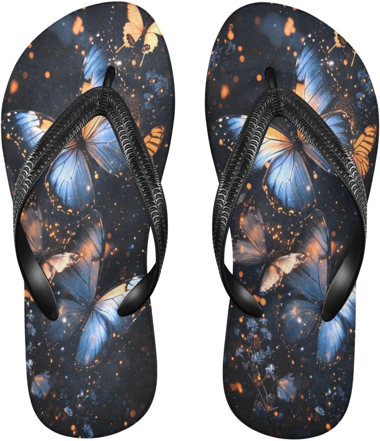 Женские и мужские пляжные шлепанцы Monarch Butterflies с синим принтом, резиновые, нескользящие, летние тапочки Sinestour
Женские и мужские пляжные шлепанцы Monarch Butterflies с синим принтом, резиновые, нескользящие, летние тапочки Sinestour