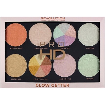 Палитра хайлайтеров Pro Hd Glow Getter, Makeup Revolution
Палитра хайлайтеров Pro Hd Glow Getter, Makeup Revolution
