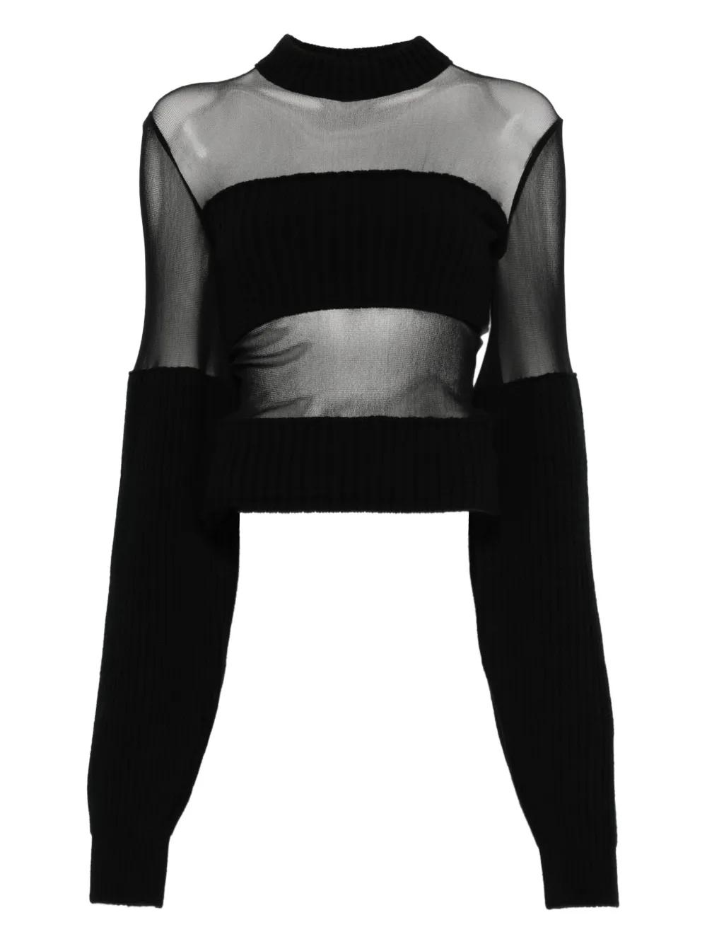 Укороченный свитер Jean Paul Gaultier, черный
Укороченный свитер Jean Paul Gaultier, черный