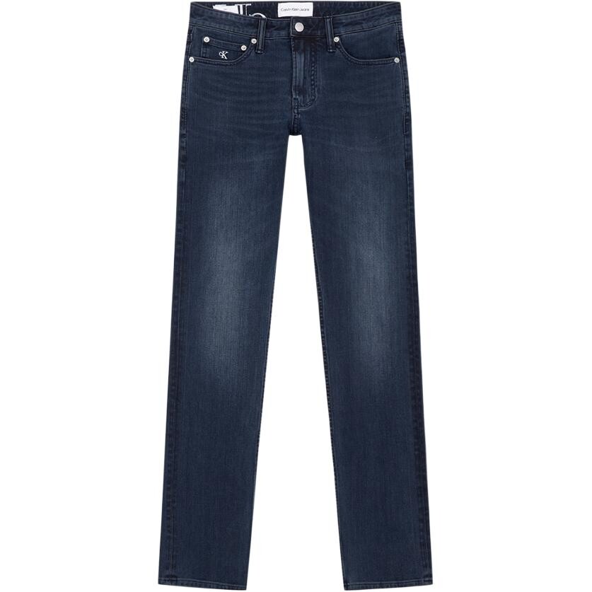 Джинсы мужские синие с черной надписью Calvin Klein, синий
Джинсы мужские синие с черной надписью Calvin Klein, синий