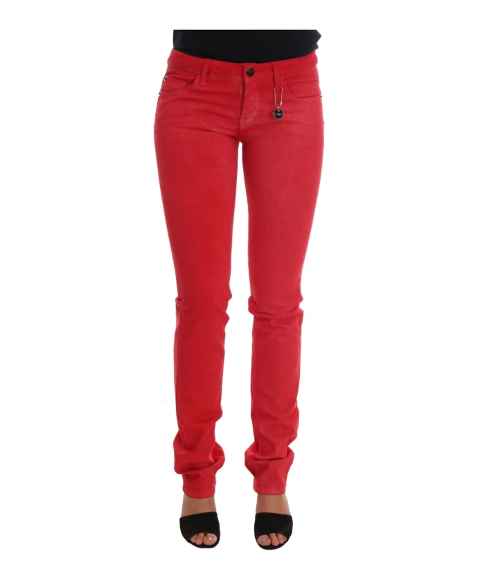 Узкие джинсы Costume National, красный
Узкие джинсы Costume National, красный