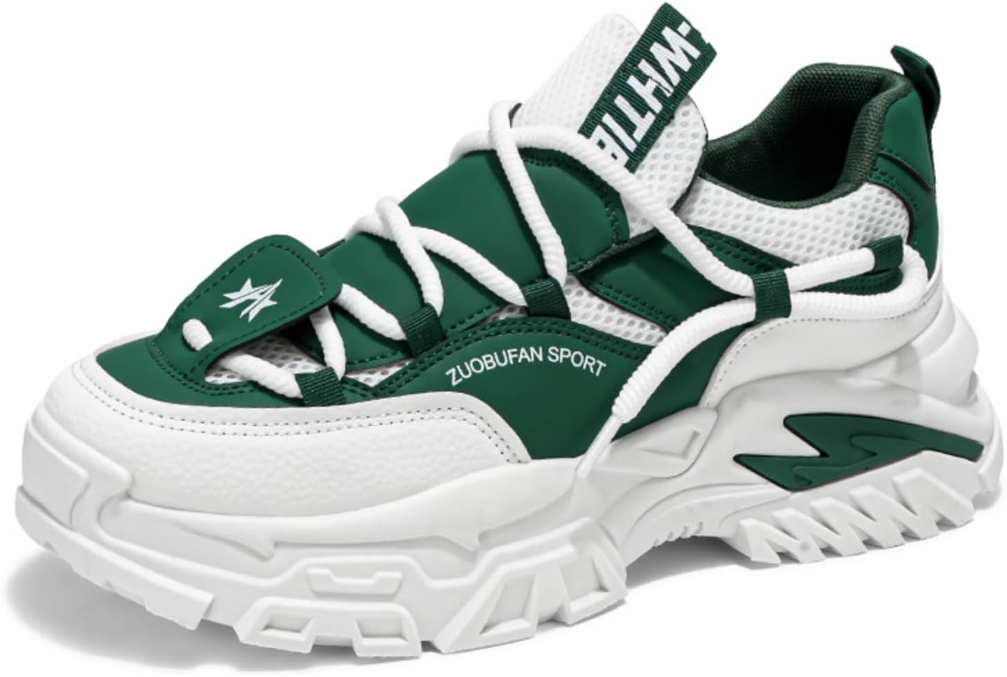 Мужские стильные массивные кроссовки в стиле 'папа', серые с зелеными акцентами, модные кроссовки, дышащие и удобные для повседневной носки Aokisx
Мужские стильные массивные кроссовки в стиле 'папа', серые с зелеными акцентами, модные кроссовки, дышащие и удобные для повседневной носки Aokisx