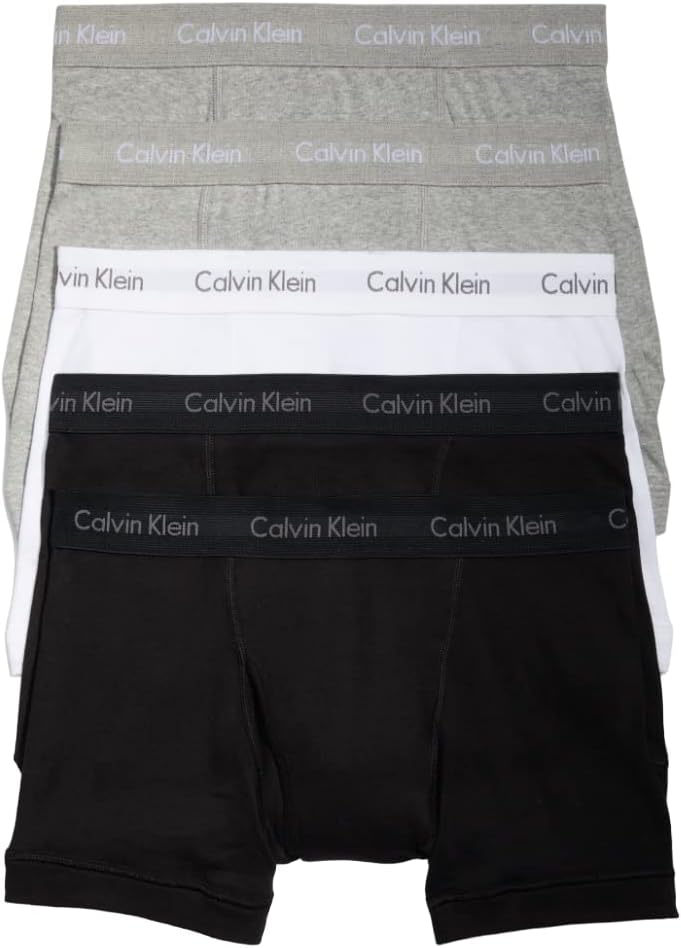 Мужские боксеры Calvin Klein Cotton Classics, 5 пар, 2 Black, 2 Grey Heather, 1 White
Мужские боксеры Calvin Klein Cotton Classics, 5 пар, 2 Black, 2 Grey Heather, 1 White