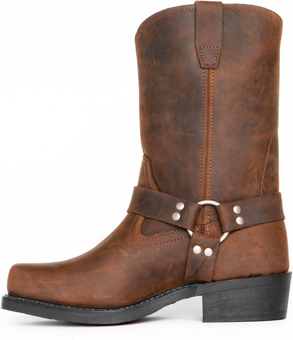 Мужские ковбойские ботинки LokoLucx с деревянным каблуком, квадратным носком, ремешками вестерн, классические ботинки до середины голени на подтяжках, прочная обувь из искусственной кожи, коричневый
Мужские ковбойские ботинки LokoLucx с деревянным каблуком, квадратным носком, ремешками вестерн, классические ботинки до середины голени на подтяжках, прочная обувь из искусственной кожи, коричневый