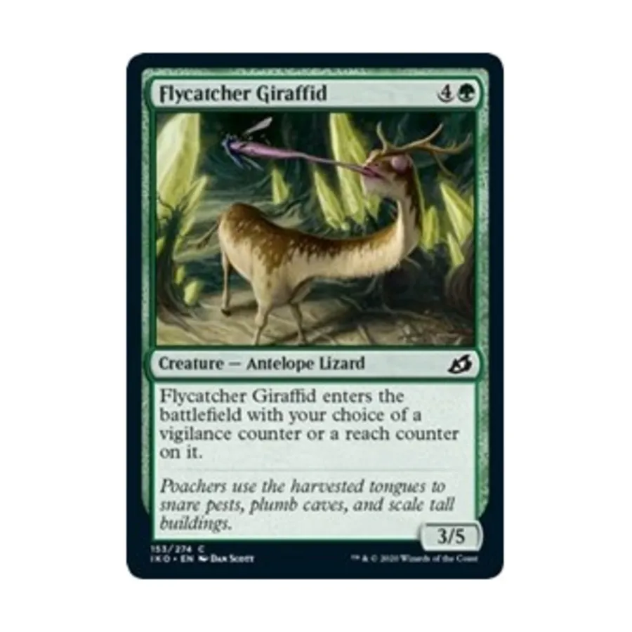 CCG Мухоловка Жираф (С), MTG - Ikoria - Lair of Behemoths
CCG Мухоловка Жираф (С), MTG - Ikoria - Lair of Behemoths