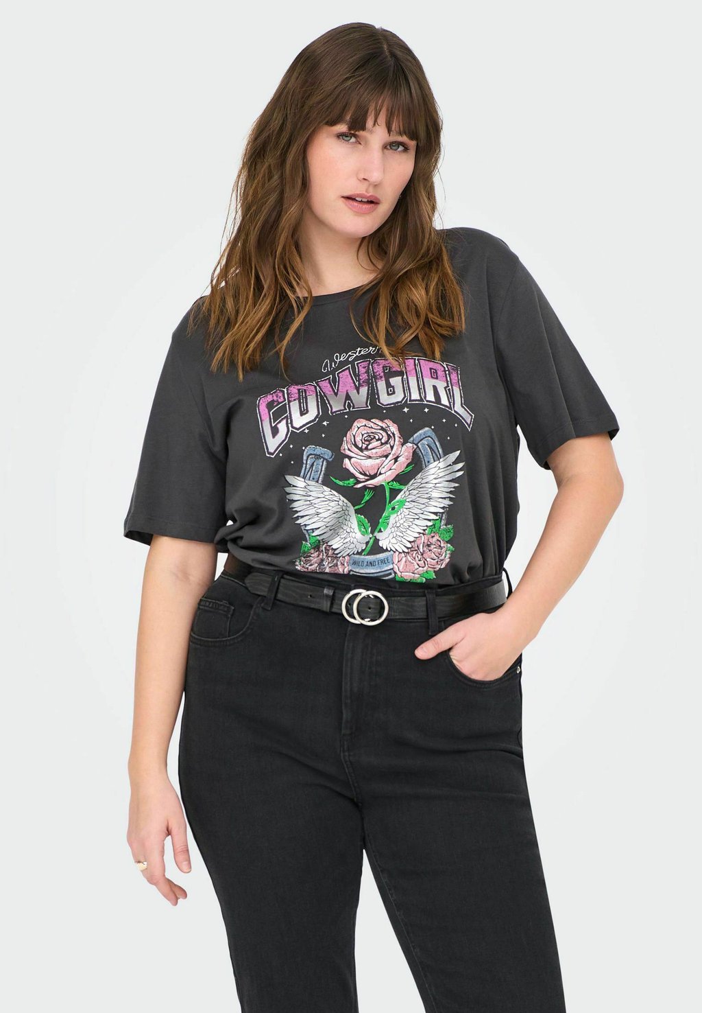 Футболка с принтом CARKONI ONLY Carmakoma, черный
Футболка с принтом CARKONI ONLY Carmakoma, черный