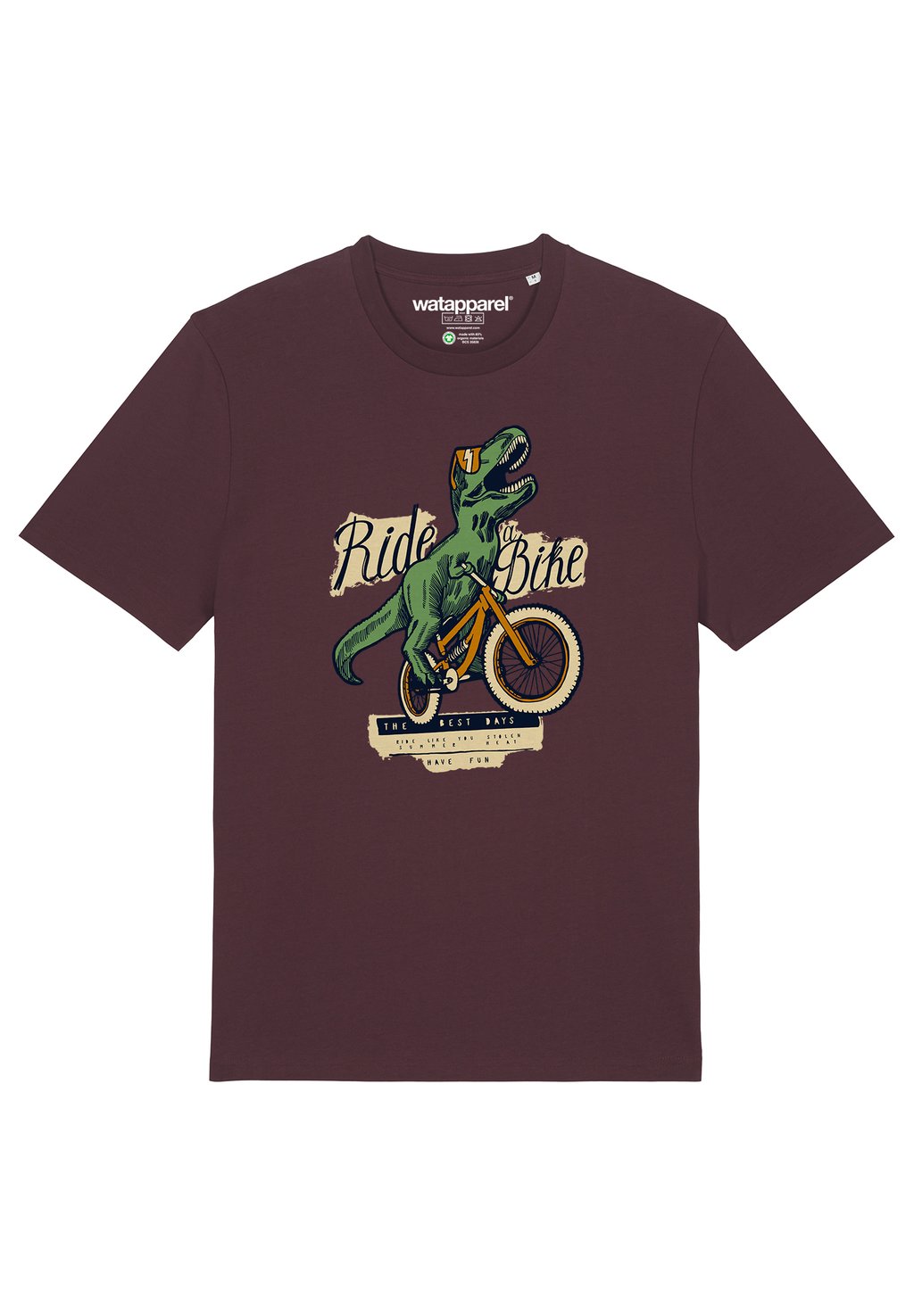 Футболка с принтом T-REX FAHRRAD watapparel, темно-красный
Футболка с принтом T-REX FAHRRAD watapparel, темно-красный