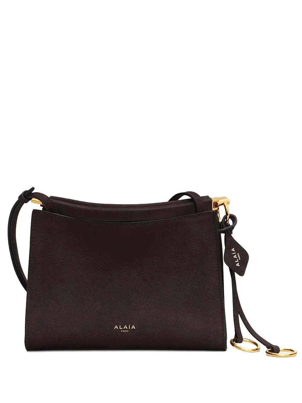 Маленькая сумка через плечо Le Click Alaïa, коричневый
Маленькая сумка через плечо Le Click Alaïa, коричневый
