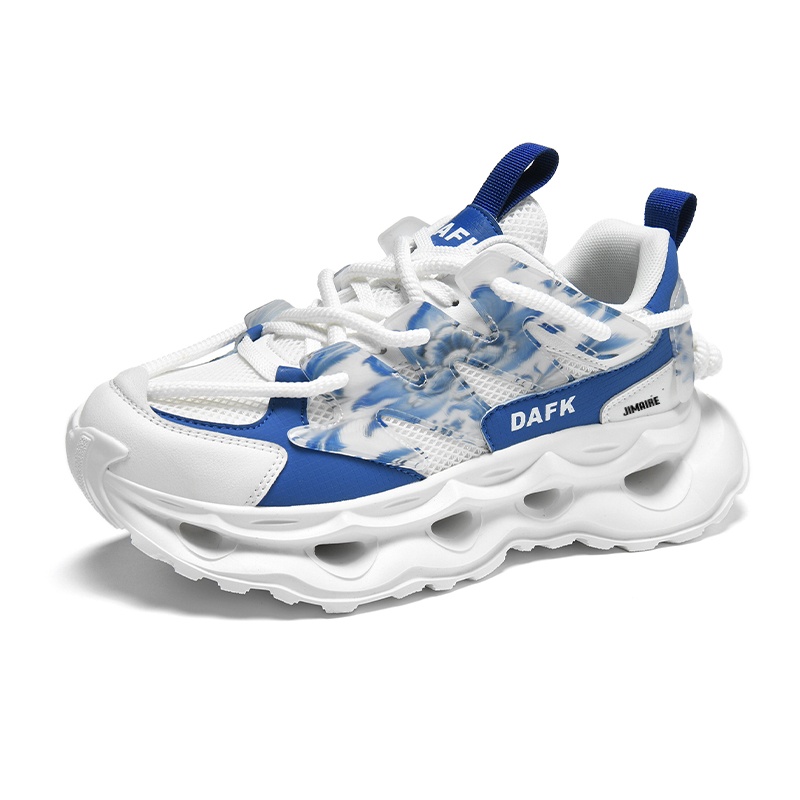 King Jinmai Мужские низкие массивные кроссовки бело-голубые, цвет White Blue
King Jinmai Мужские низкие массивные кроссовки бело-голубые, цвет White Blue