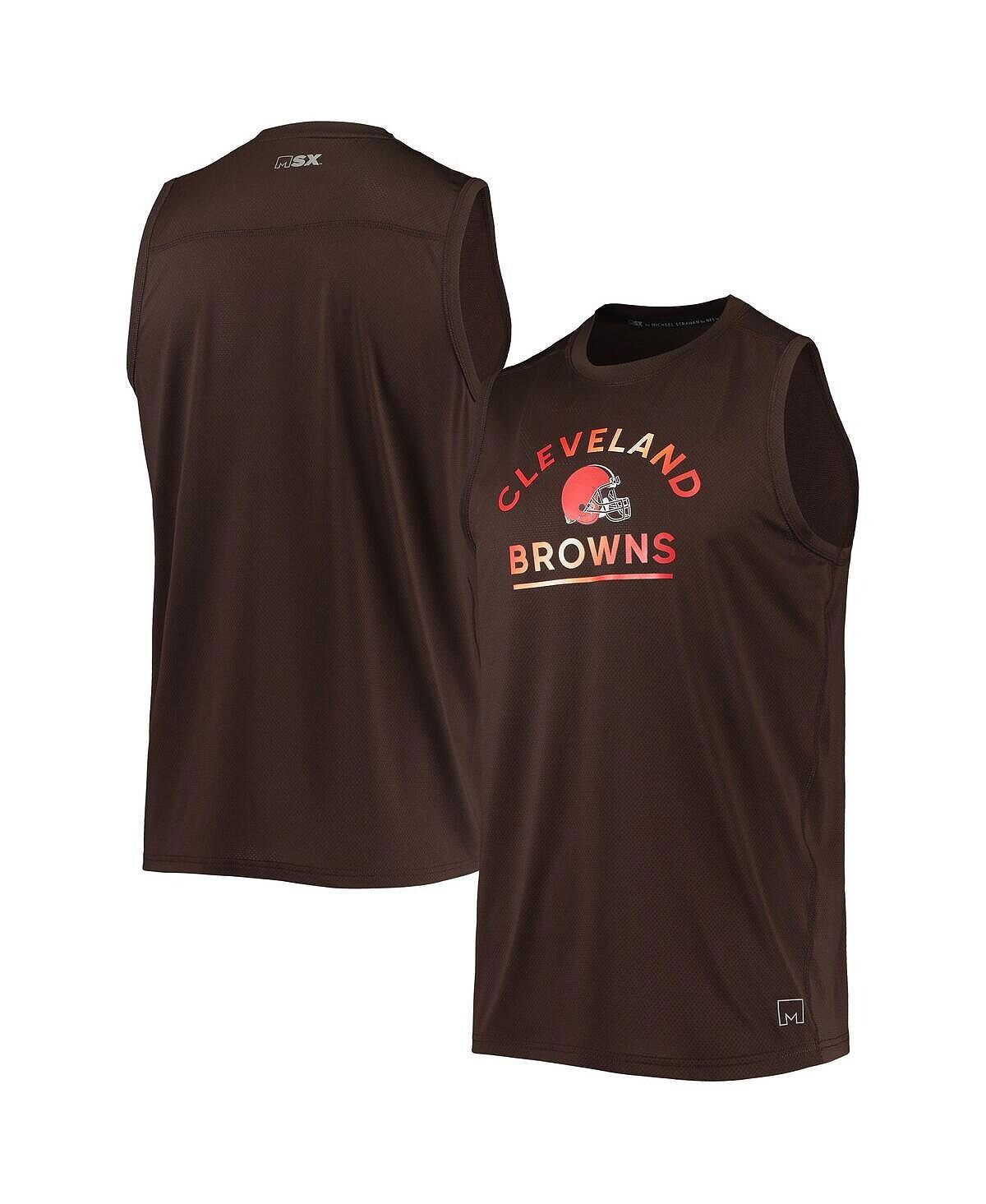 Мужская коричневая майка cleveland browns rebound MSX by Michael Strahan, коричневый
Мужская коричневая майка cleveland browns rebound MSX by Michael Strahan, коричневый