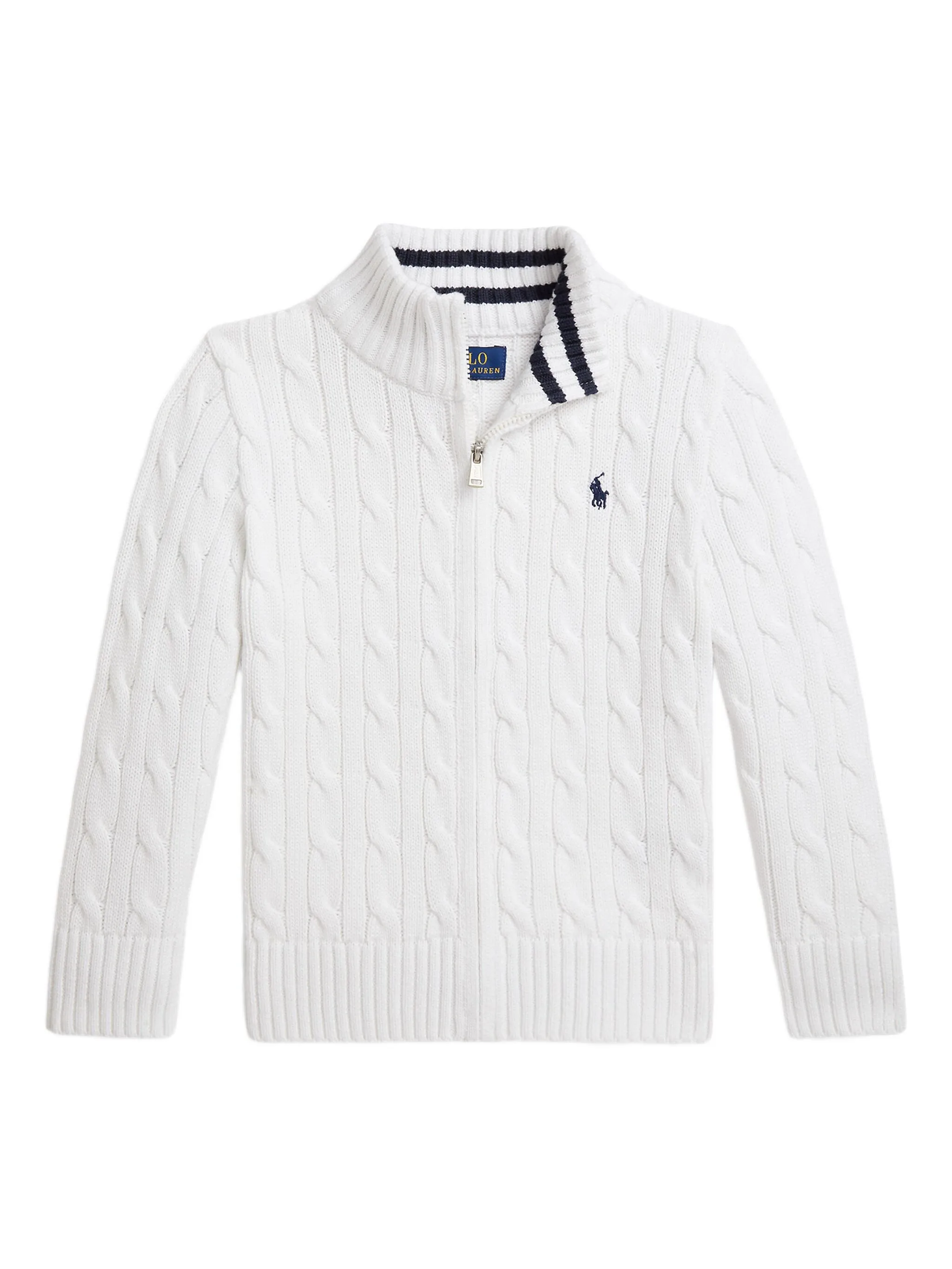 Кардиган фактурной вязки на молнии Polo Ralph Lauren Kids, белый
Кардиган фактурной вязки на молнии Polo Ralph Lauren Kids, белый
