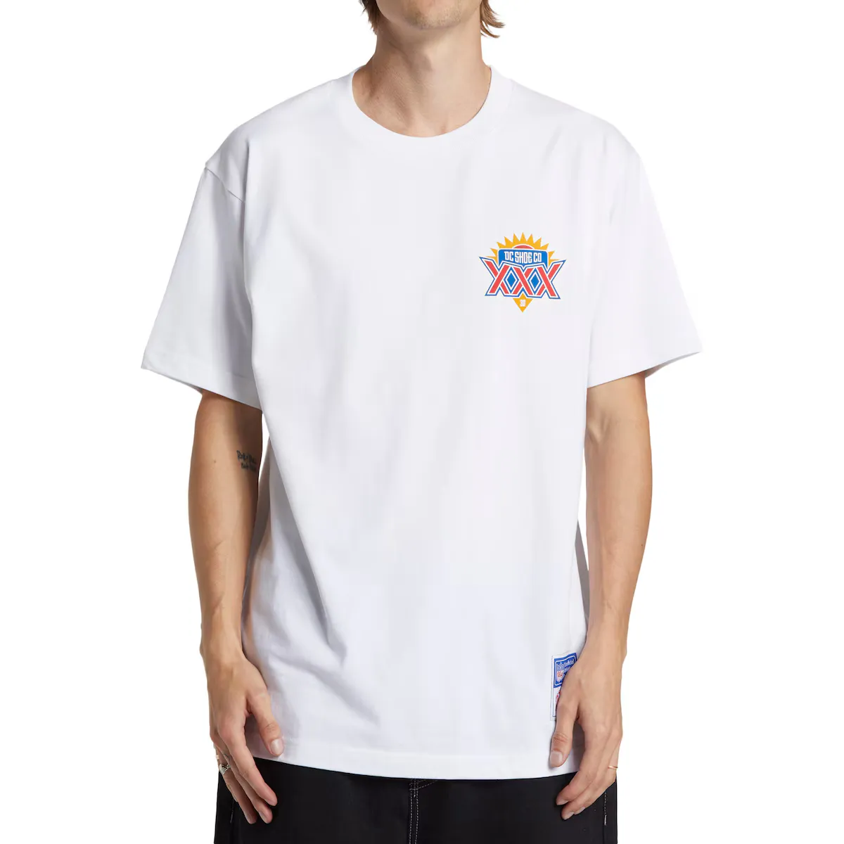 Go Home DC Shoes мужская футболка, белый 
Go Home DC Shoes мужская футболка, белый