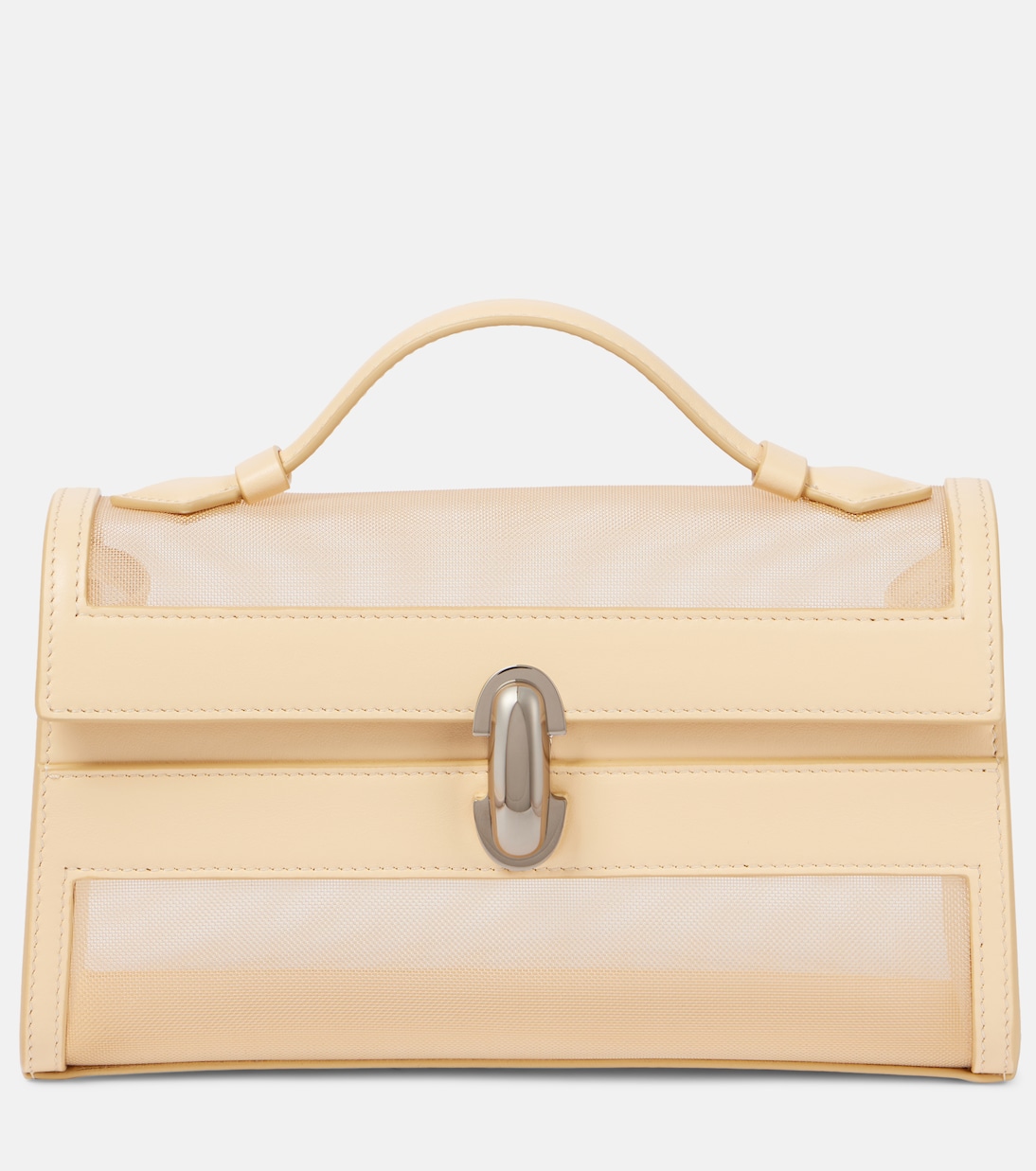 Симметричная сумочка-покет с кожаной отделкой Savette, экрю
Симметричная сумочка-покет с кожаной отделкой Savette, экрю