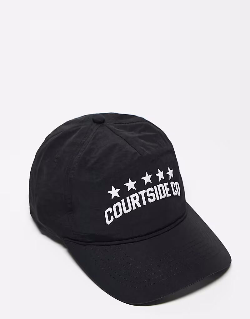 Кепка Snapback с логотипом черного цвета Courtside
Кепка Snapback с логотипом черного цвета Courtside
