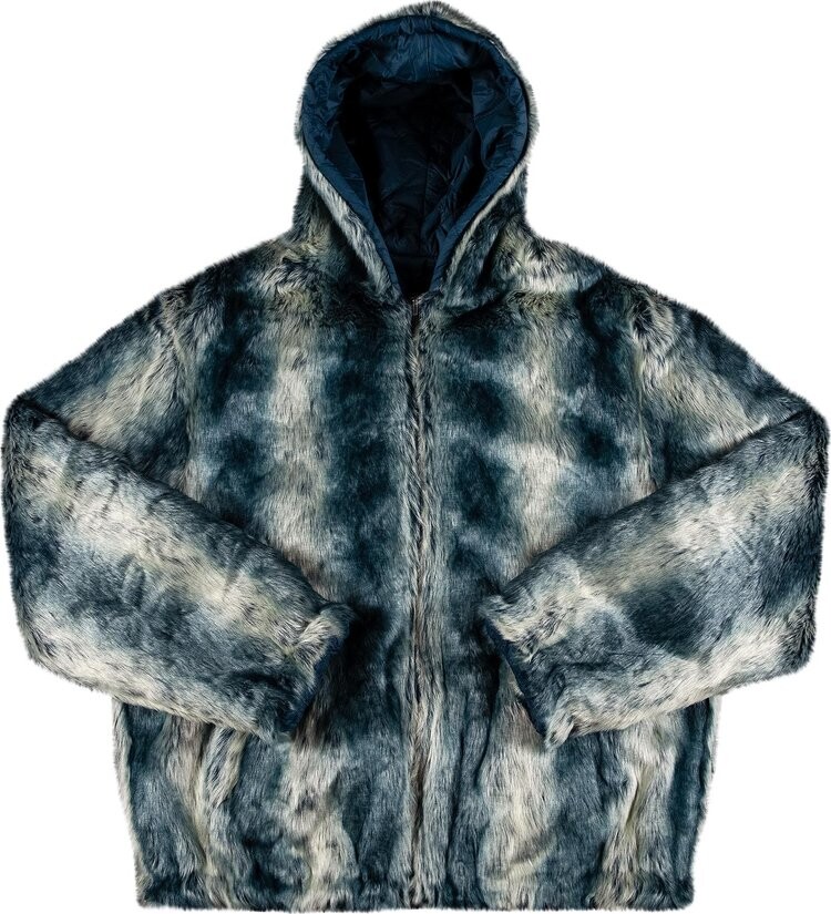 Куртка Supreme Faux Fur Reversible Hooded Jacket 'Ice Blue', синий
Куртка Supreme Faux Fur Reversible Hooded Jacket 'Ice Blue', синий