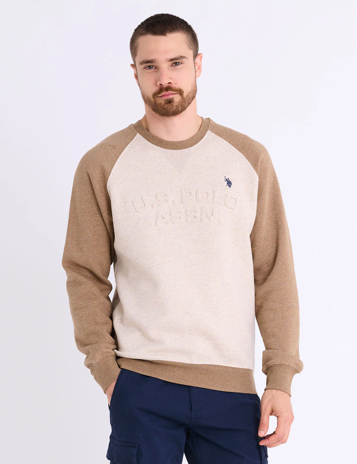 Пуловер U.S. Polo Assn Raglan Sleeve Embossed Fleece, коричневый/бежевый
Пуловер U.S. Polo Assn Raglan Sleeve Embossed Fleece, коричневый/бежевый