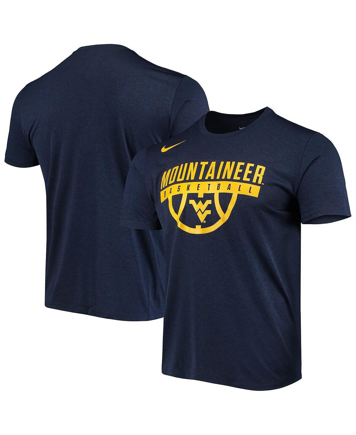 Мужская темно-синяя футболка west virginia mountaineers basketball drop legend performance Nike, синий
Мужская темно-синяя футболка west virginia mountaineers basketball drop legend performance Nike, синий