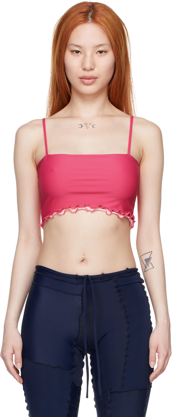 Розовая нейлоновая майка Sherris
Розовая нейлоновая майка Sherris