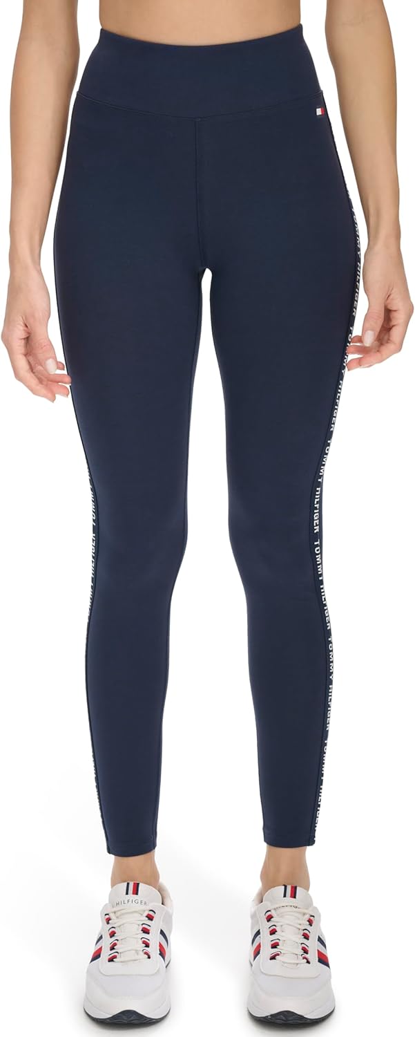 Женские спортивные леггинсы с высокой талией и логотипом Tommy Hilfiger, Navy
Женские спортивные леггинсы с высокой талией и логотипом Tommy Hilfiger, Navy