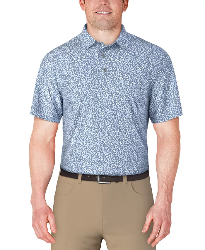 Мужская поло для гольфа с коротким рукавом и микро-геометрическим принтом PGA TOUR, синий
Мужская поло для гольфа с коротким рукавом и микро-геометрическим принтом PGA TOUR, синий