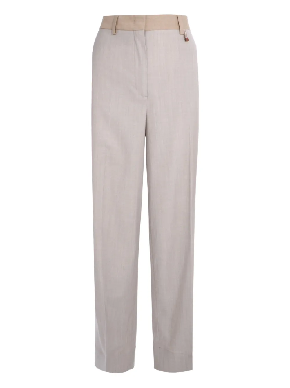 Шерстяные брюки с полосками по бокам Lorena Antoniazzi, нейтральный
Шерстяные брюки с полосками по бокам Lorena Antoniazzi, нейтральный