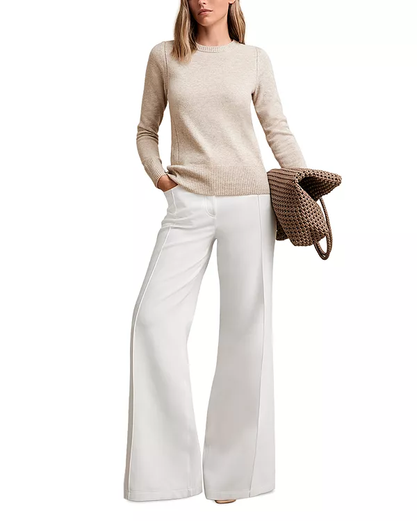 Свитер с круглым вырезом Reiss, белый
Свитер с круглым вырезом Reiss, белый