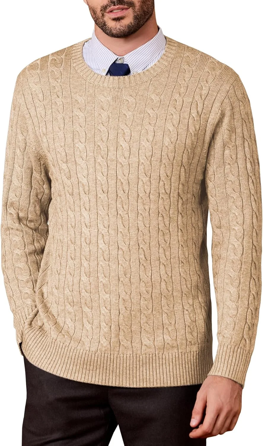 Мужской свитер Kallspin с воротником-гольф, кабельной вязкой, из шерстяной смеси
Мужской свитер Kallspin с воротником-гольф, кабельной вязкой, из шерстяной смеси