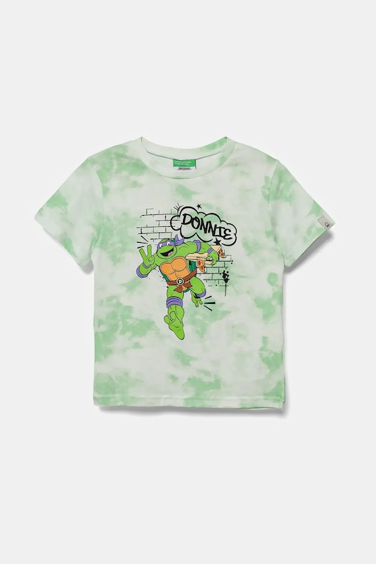 Детская хлопковая футболка United Colors Of Benetton, зеленый
Детская хлопковая футболка United Colors Of Benetton, зеленый