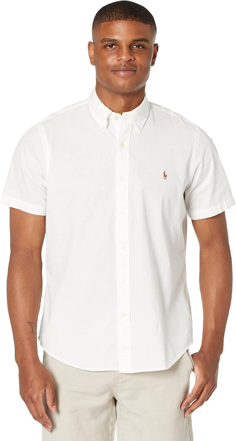 POLO RALPH LAUREN Мужская рубашка Chambray классического кроя, White
POLO RALPH LAUREN Мужская рубашка Chambray классического кроя, White