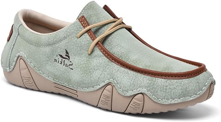 Мужские лоферы Salkin из натуральной кожи - винтажные ручной работы, удобные туфли для повседневной и офисной одежды, Комфортный, легкий дизайн, как у кроссовок Huayorong, зеленый
Мужские лоферы Salkin из натуральной кожи - винтажные ручной работы, удобные туфли для повседневной и офисной одежды, Комфортный, легкий дизайн, как у кроссовок Huayorong, зеленый