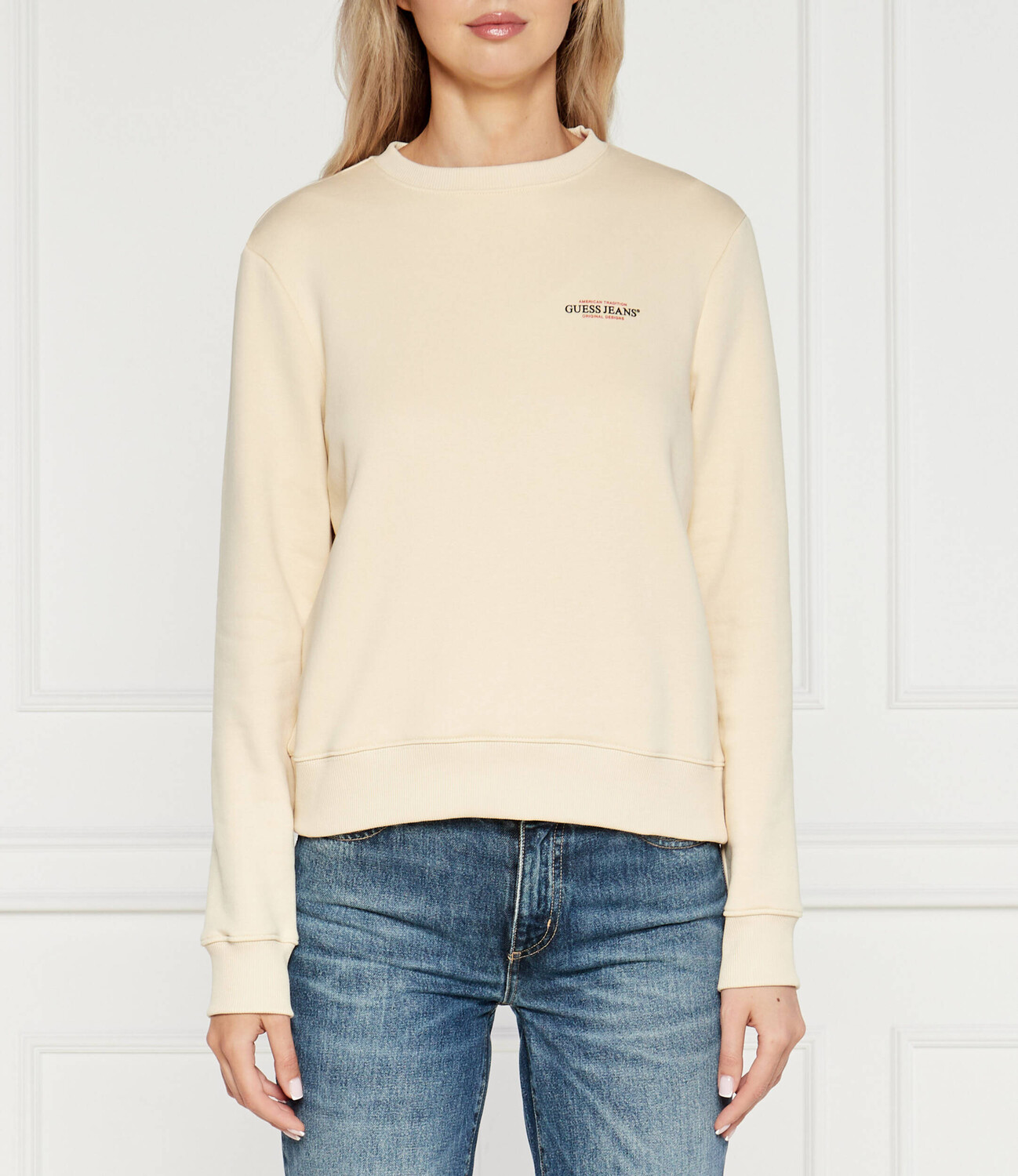 Толстовка Guess Jeans Regular Fit, бежевый
Толстовка Guess Jeans Regular Fit, бежевый