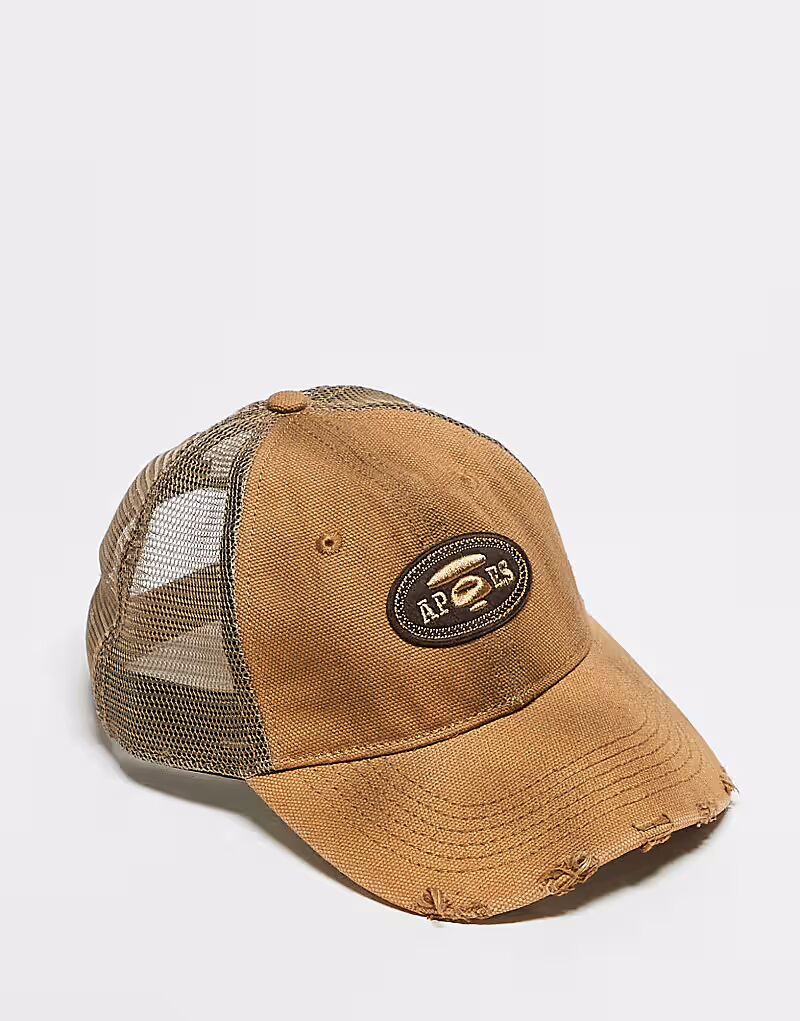 Кепка дальнобойщика Aape by A Bathing Ape темно-бежевого цвета AAPE BY A BATHING APE
Кепка дальнобойщика Aape by A Bathing Ape темно-бежевого цвета AAPE BY A BATHING APE