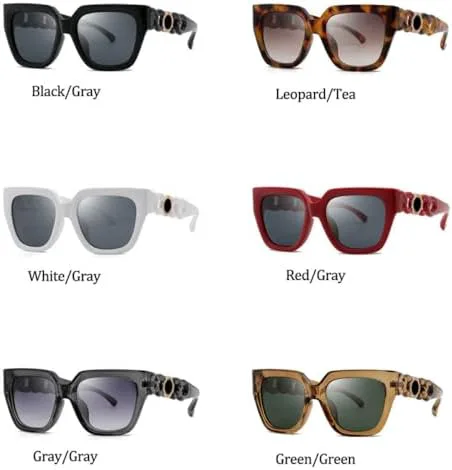 Женские солнцезащитные очки 2027 года, модные квадратные белые солнцезащитные очки для женщин, винтажные очки большого размера, женские очки MTZJH, White
Женские солнцезащитные очки 2027 года, модные квадратные белые солнцезащитные очки для женщин, винтажные очки большого размера, женские очки MTZJH, White