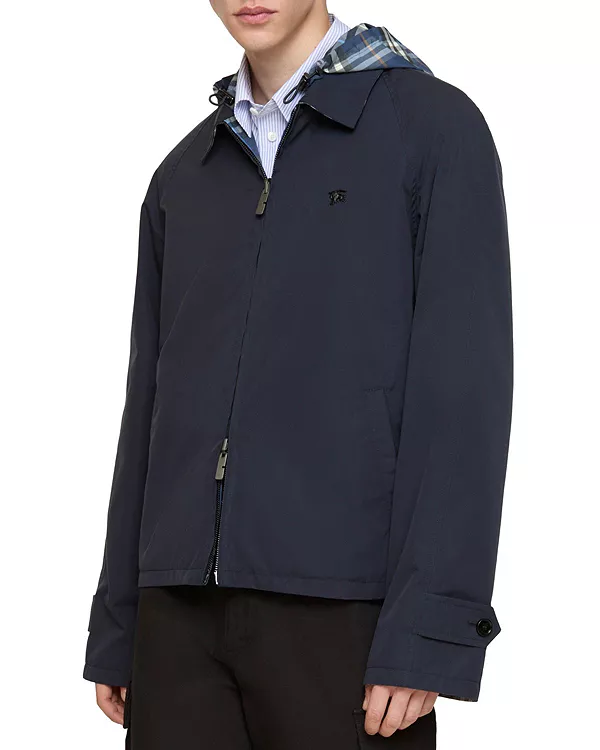 Двусторонняя клетчатая хлопковая куртка Burberry, синий
Двусторонняя клетчатая хлопковая куртка Burberry, синий