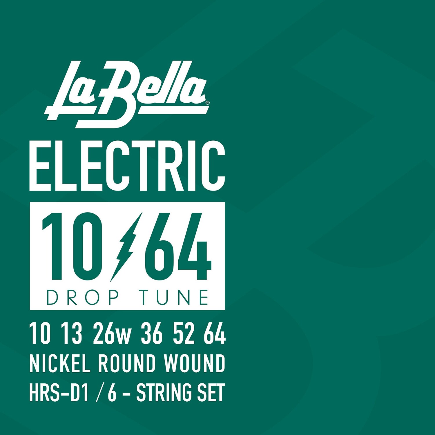 Струны для электрогитары La Bella HRS-D Drop Tune 10–64
Струны для электрогитары La Bella HRS-D Drop Tune 10–64