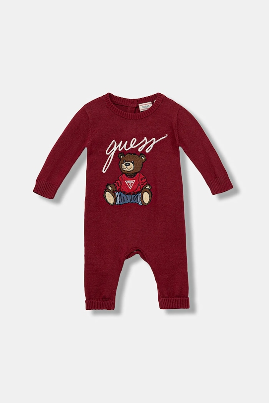 Хлопковый детский комбинезон Guess, бордовый
Хлопковый детский комбинезон Guess, бордовый