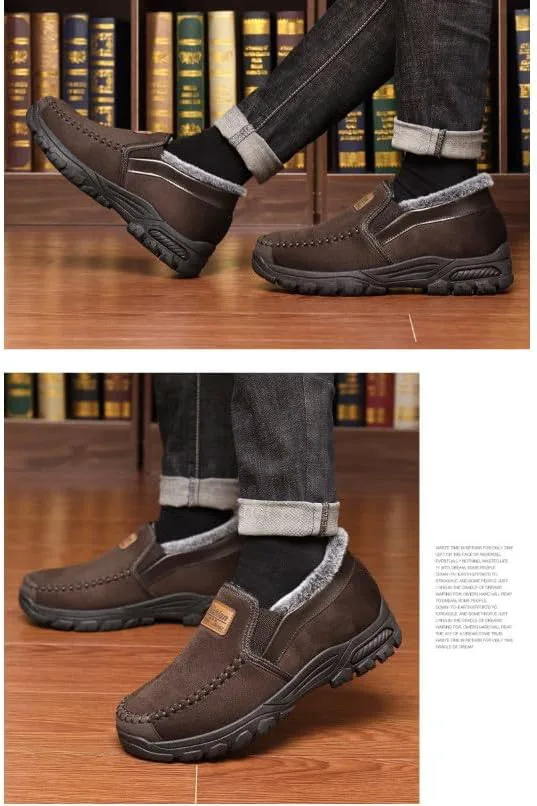 Мужские теплые кожаные слипоны Cubicbee, нескользящие, для прогулок, дышащие, ручной работы, для деловой и офисной носки, вождение, темно-коричневый
Мужские теплые кожаные слипоны Cubicbee, нескользящие, для прогулок, дышащие, ручной работы, для деловой и офисной носки, вождение, темно-коричневый