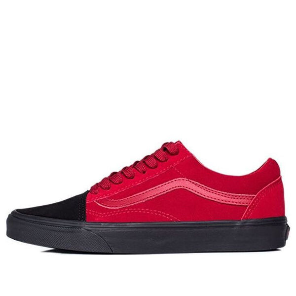 Кроссовки old skool black red Vans, черный
Кроссовки old skool black red Vans, черный