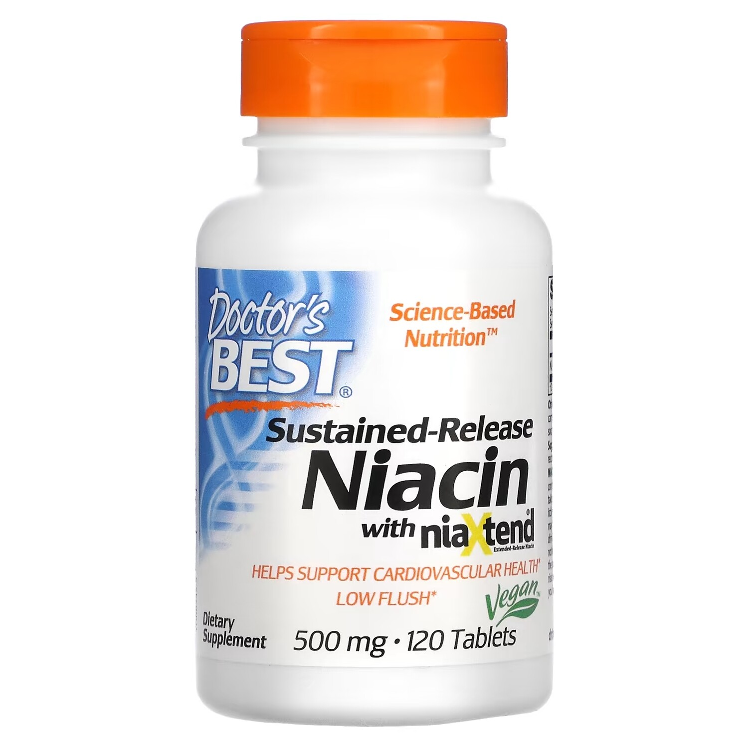 Ниацин Замедленного Высвобождения Doctor's Best Niacin niaXtend, 500 мг, 120 таблеток
Ниацин Замедленного Высвобождения Doctor's Best Niacin niaXtend, 500 мг, 120 таблеток